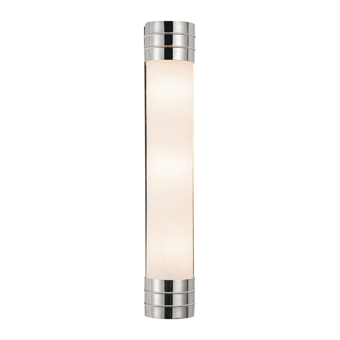 Willard Three Light Vanity Polished Nickel/Opal Matte Glass-Bathroom Fixtures-Alora-Lighting Design Store
