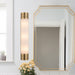 Willard Three Light Vanity Vintage Brass/Opal Matte Glass-Bathroom Fixtures-Alora-Lighting Design Store