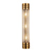 Willard Three Light Vanity Vintage Brass/Prismatic Glass-Bathroom Fixtures-Alora-Lighting Design Store
