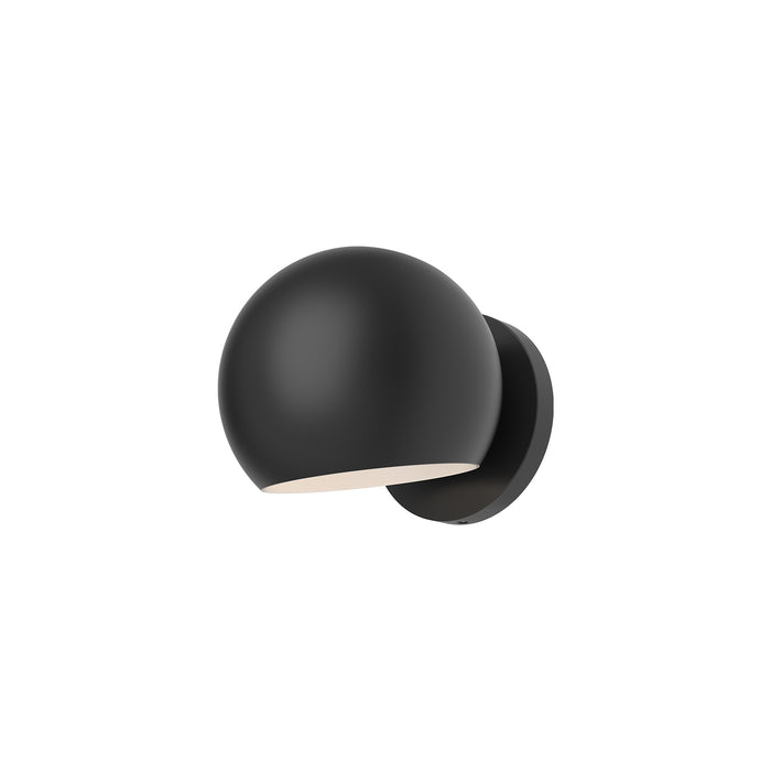 Willow One Light Wall Sconce Matte Black-Sconces-Alora-Lighting Design Store