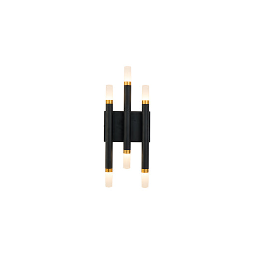 Draven LED Wall Sconce Black-Sconces-Kuzco Lighting-Lighting Design Store