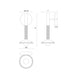 Arden LED Wall/Vanity Matte Black/Opal Glass-Sconces-Alora-Lighting Design Store