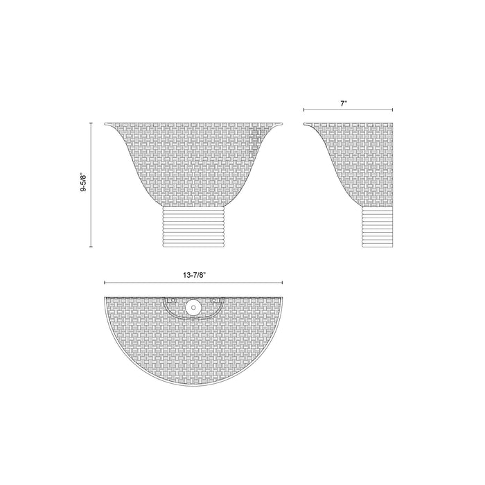 Rancho One Light Vanity Matte Black-Sconces-Alora-Lighting Design Store