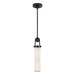 Wynwood One Light Pendant Urban Bronze/Glossy Opal-Mini Pendants-Alora-Lighting Design Store