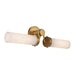 Wynwood Two Light Vanity Vintage Brass/Glossy Opal-Bathroom Fixtures-Alora-Lighting Design Store