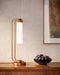 Wynwood One Light Table Lamp Vintage Brass/Glossy Opal-Lamps-Alora-Lighting Design Store