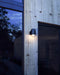 Yara LED Exterior Wall Mount Black/Clear Glass-Exterior-Kuzco Lighting-Lighting Design Store