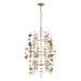 Yukari 16 Light Chandelier Polished Brass-Large Chandeliers-Alora-Lighting Design Store