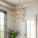 Yukari 16 Light Chandelier Polished Brass-Large Chandeliers-Alora-Lighting Design Store