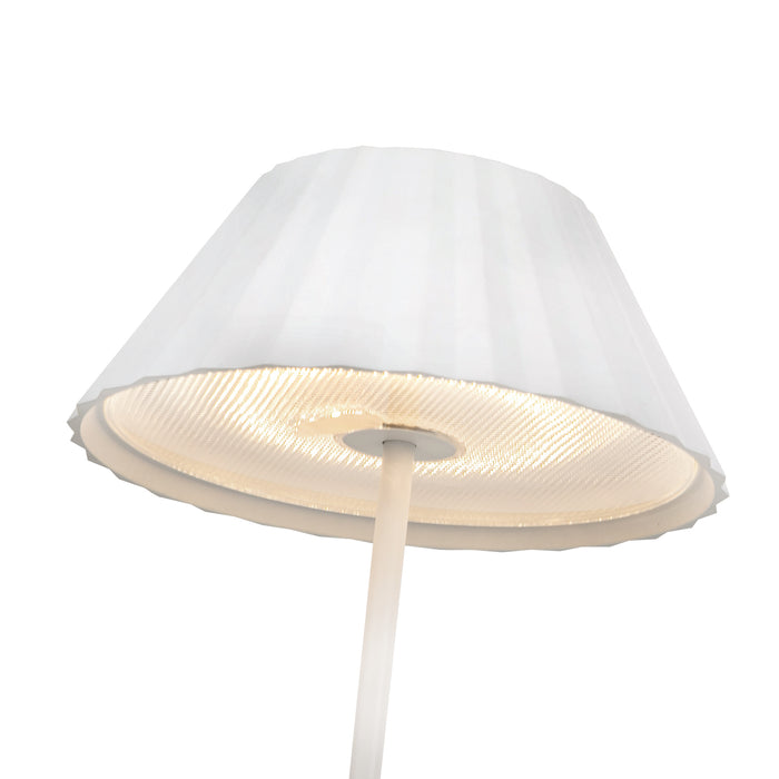 Zola LED Table Lamp White-Lamps-Kuzco Lighting-Lighting Design Store