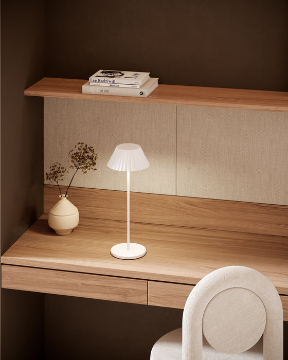 Zola LED Table Lamp White-Lamps-Kuzco Lighting-Lighting Design Store