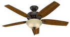 Newsome 52"Ceiling Fan-Fans-Hunter-Lighting Design Store