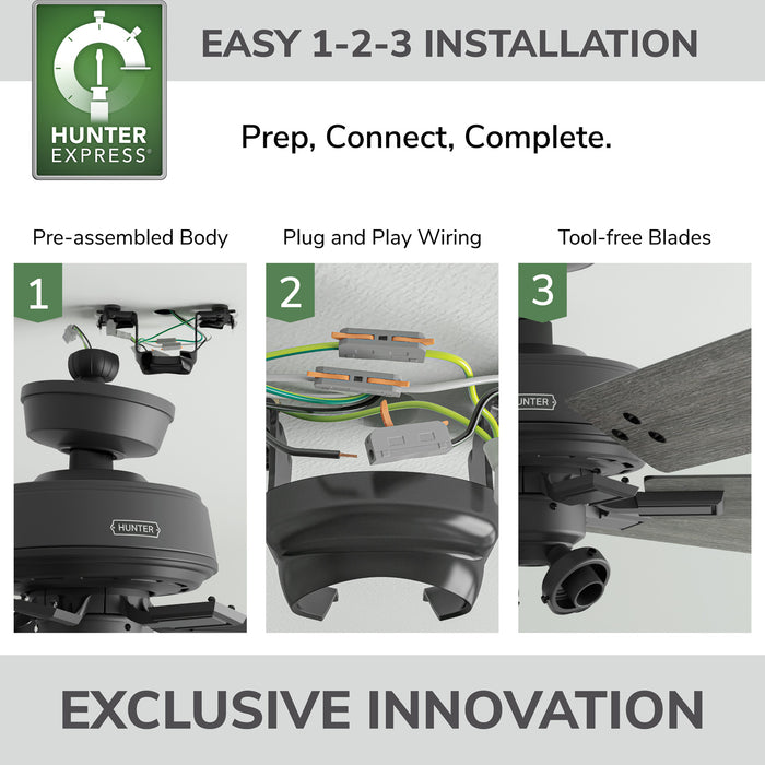 Fonthill 52"Ceiling Fan-Fans-Hunter-Lighting Design Store