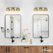 Erling Three Light Bathroom Vanity-Bathroom Fixtures-Hunter-Lighting Design Store