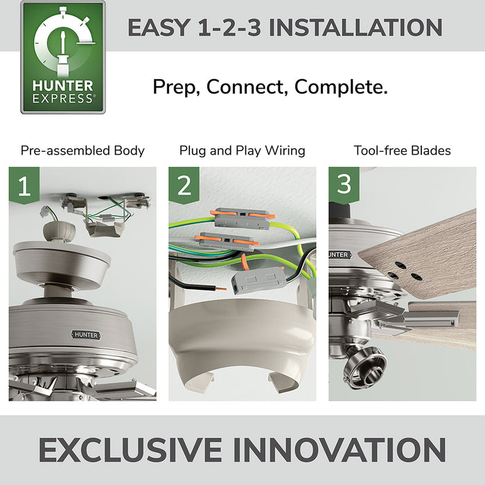 Fonthill 52"Ceiling Fan-Fans-Hunter-Lighting Design Store