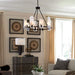 Ellipse Ten Light Chandelier-Uttermost-Lighting Design Store