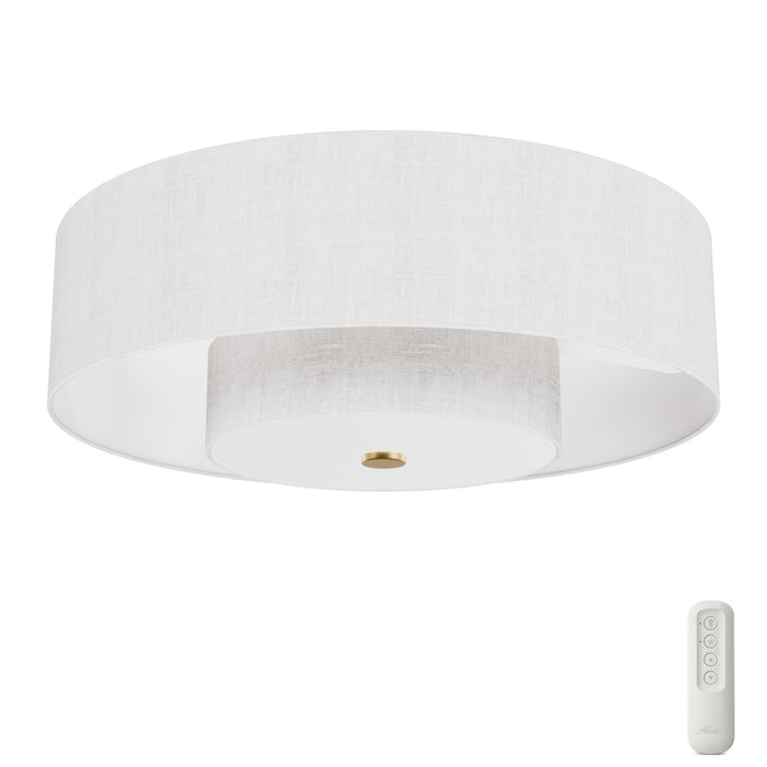 Brookside 30"Ceiling Fan Luxe Gold-Flush Mounts-Hunter-Lighting Design Store