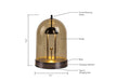 Tubicen - T140001 - Amber Table Lamp - Black Bronze