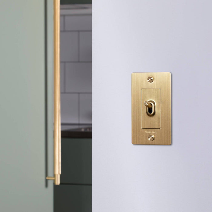 Toggle Switch Brass-Controls-Buster + Punch-Lighting Design Store