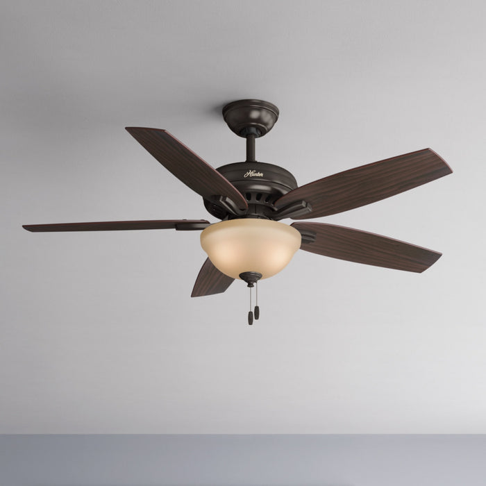 Newsome 52"Ceiling Fan-Fans-Hunter-Lighting Design Store