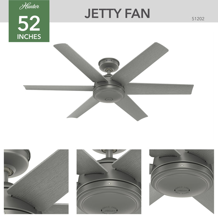 Jetty 52" Ceiling Fan-Fans-Hunter-Lighting Design Store