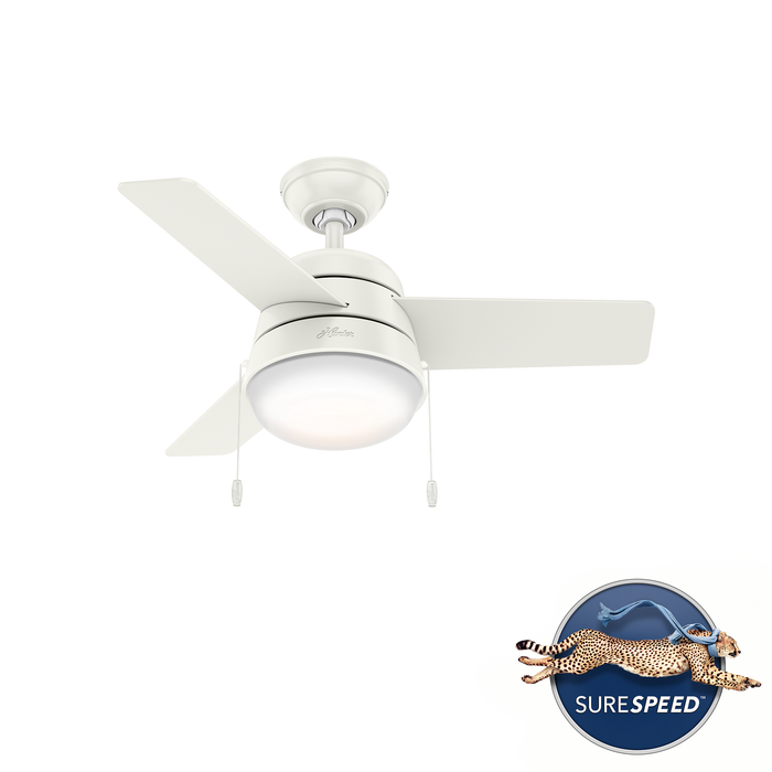 Aker 36" Ceiling Fan-Fans-Hunter-Lighting Design Store