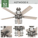 Astwood II 52"Ceiling Fan-Fans-Hunter-Lighting Design Store