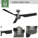 Cabo Frio 52" Ceiling Fan-Fans-Hunter-Lighting Design Store