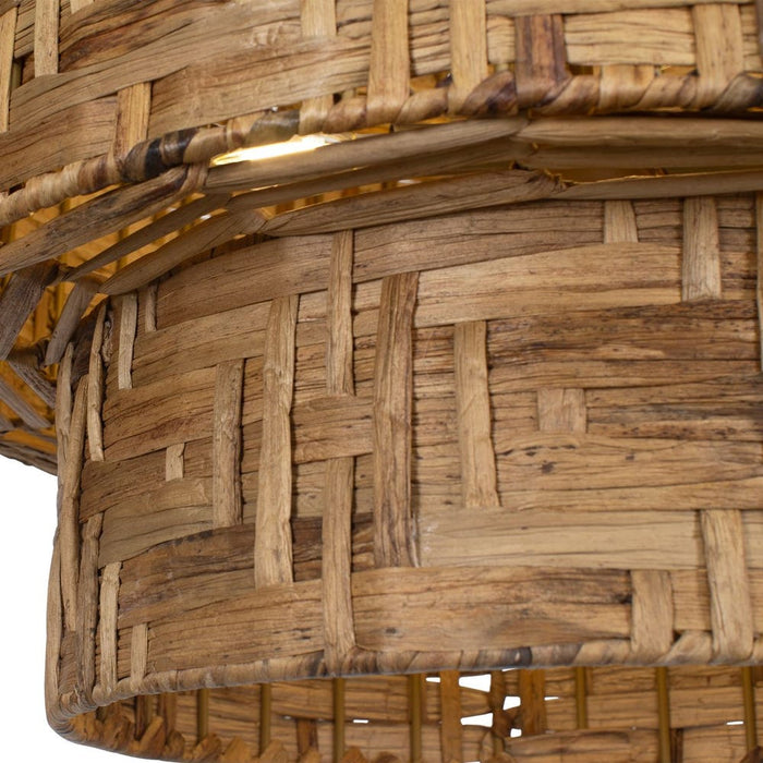 Water Hyacinth Four Light Pendant Antique Brass-Pendants-Uttermost-Lighting Design Store