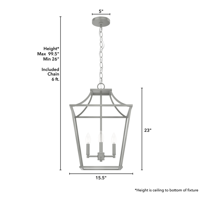 Laurel Ridge Pendant-Foyer/Hall Lanterns-Hunter-Lighting Design Store
