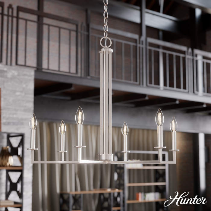 Bearden Chandelier-Mid. Chandeliers-Hunter-Lighting Design Store