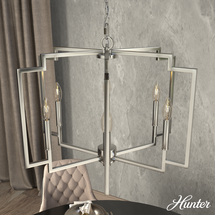 Zoanne Chandelier-Mid. Chandeliers-Hunter-Lighting Design Store