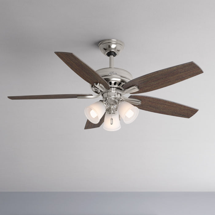 Newsome 52"Ceiling Fan-Fans-Hunter-Lighting Design Store