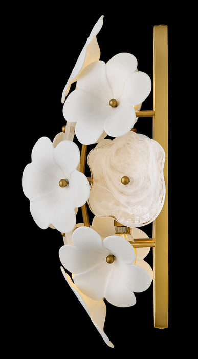 Marianne LED Wall Sconce Deluxe Gold-Sconces-Fredrick Ramond-Lighting Design Store