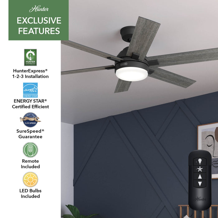 Georgetown 52"Ceiling Fan-Fans-Hunter-Lighting Design Store