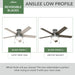 Anslee 46" Ceiling Fan-Fans-Hunter-Lighting Design Store