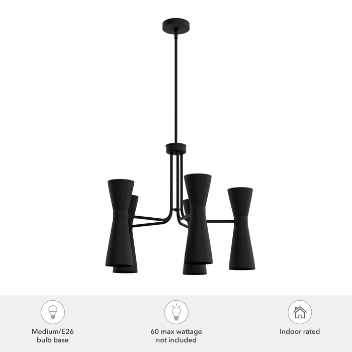 Zola Ten Light Chandelier-Semi-Flush Mts.-Hunter-Lighting Design Store