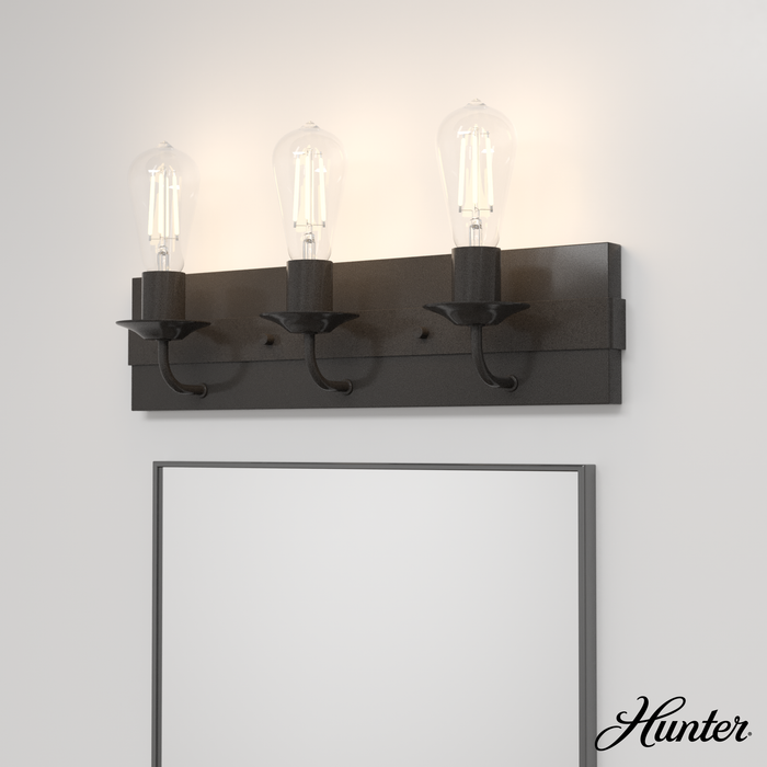 Perch Point Vanity Light-Bathroom Fixtures-Hunter-Lighting Design Store