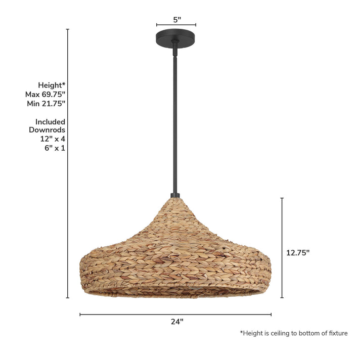 Cambria Three Light Pendant-Pendants-Hunter-Lighting Design Store