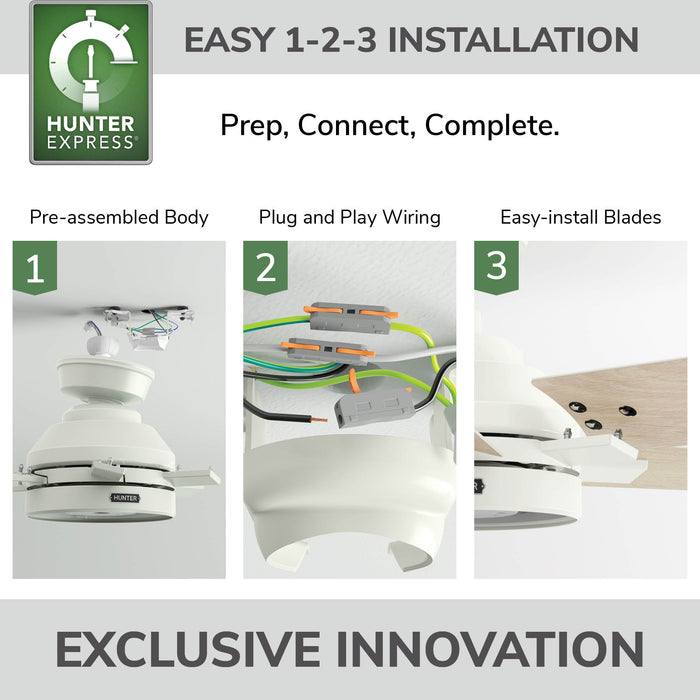 Georgetown 52"Ceiling Fan-Fans-Hunter-Lighting Design Store