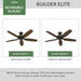 Builder 52"Ceiling Fan-Fans-Hunter-Lighting Design Store