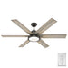 Warrant 60" Ceiling Fan-Fans-Hunter-Lighting Design Store
