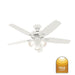 Newsome 52"Ceiling Fan-Fans-Hunter-Lighting Design Store
