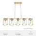 Asod Linear Chandelier-Linear/Island-Hunter-Lighting Design Store
