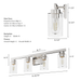Hartland Vanity Light-Bathroom Fixtures-Hunter-Lighting Design Store