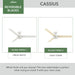 Cassius 52" Ceiling Fan-Fans-Hunter-Lighting Design Store
