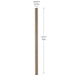 Kichler - 2999LBZ - Stem - Accessory - Lacquered Bronze