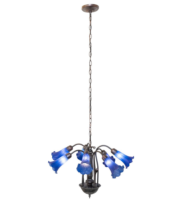 Meyda Tiffany - 11629 - Seven Light Chandelier - Blue