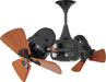 Matthews Fan Company - DD-BKN-WD - 36"Ceiling Fan - Duplo-Dinamico - Black Nickel