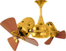 Matthews Fan Company - DD-GOLD-WD - 36"Ceiling Fan - Duplo-Dinamico - Gold